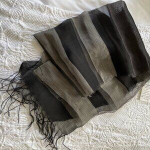 Black and Gray Aranya Scarf, Brand new